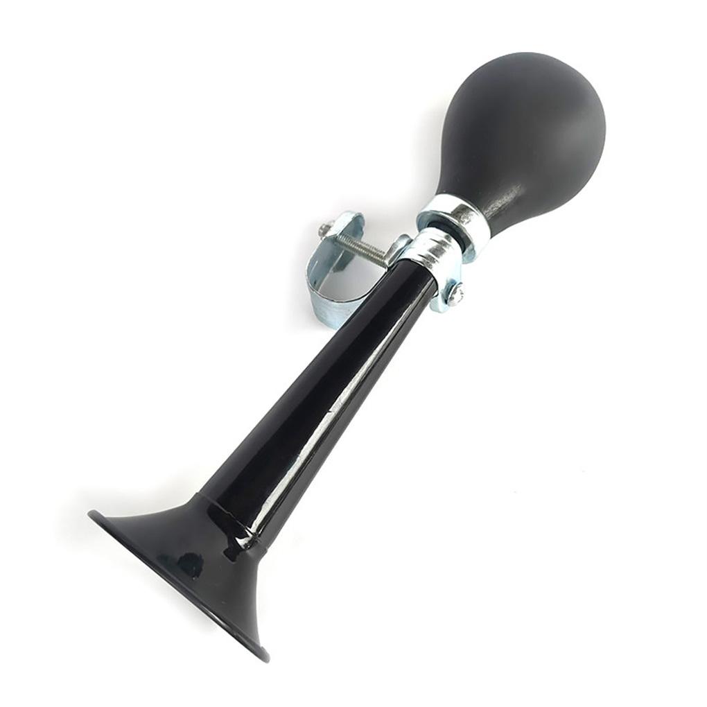 Còi Thổi Khí Bằng Silicone Mạ Điện Gắn Tay Lái Xe Đạp