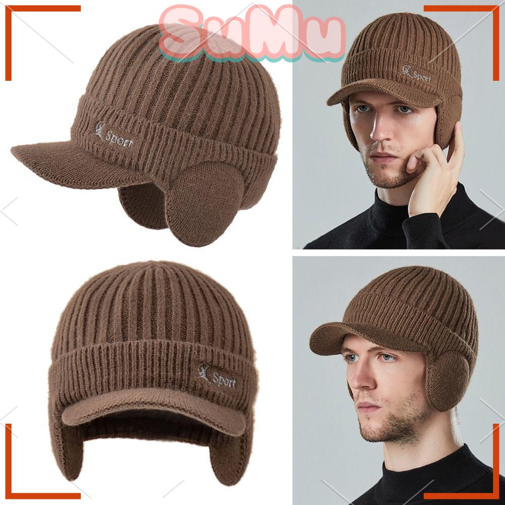 Mũ Lưỡi Trai Dày Dặn Chống Gió Thời Trang Mùa Đông Cho Nam Giới