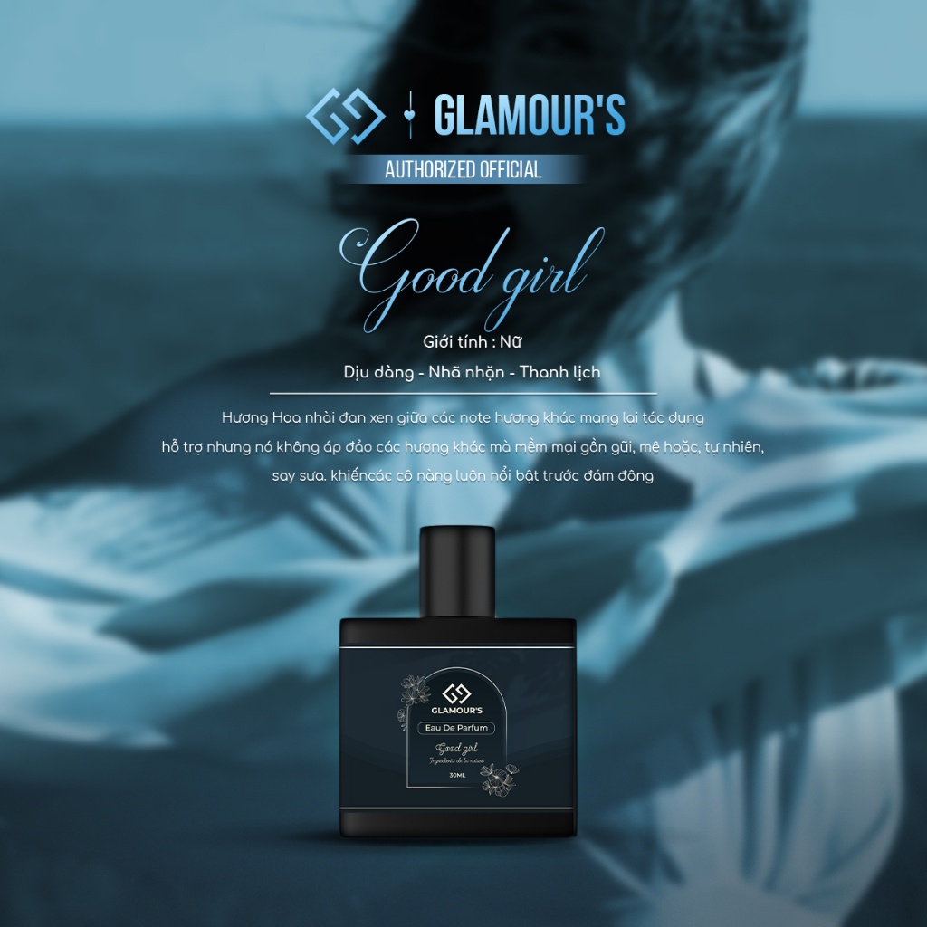 Nước Hoa Nữ  Nguyên Liệu Nhập Pháp Hương Thơm Nhẹ Nhàng Cuốn Hút, Dạng Xịt 10-30ml