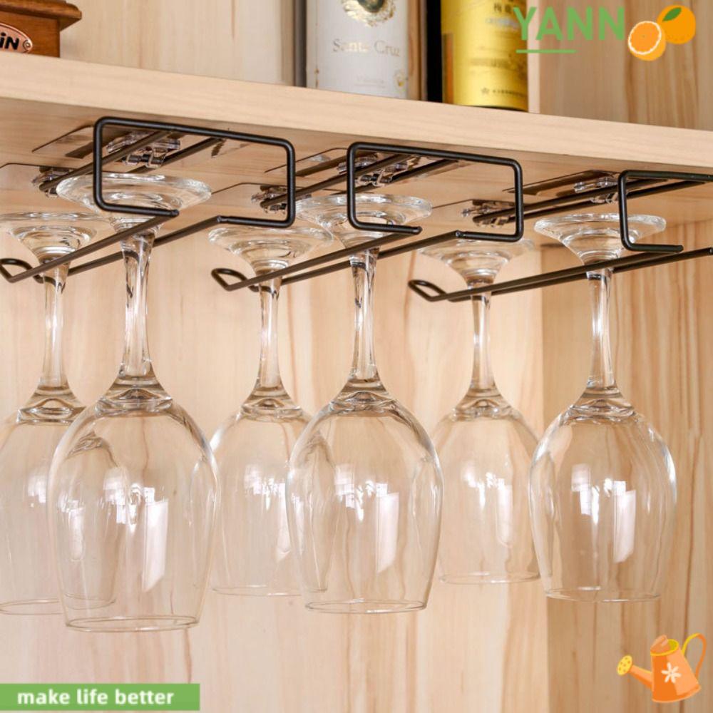 Giá Đỡ Ly Rượu Gắn Tường 1 Bằng Sắt Không Gỉ Tiện Lợi