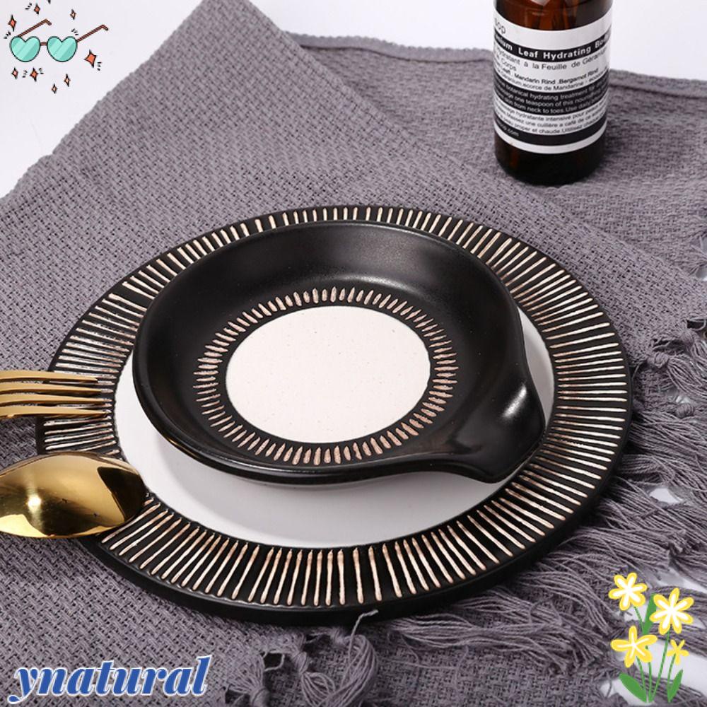 Giá Đỡ Muỗng Nấu Ăn Bằng Gốm Sứ Màu Đen Sang Trọng