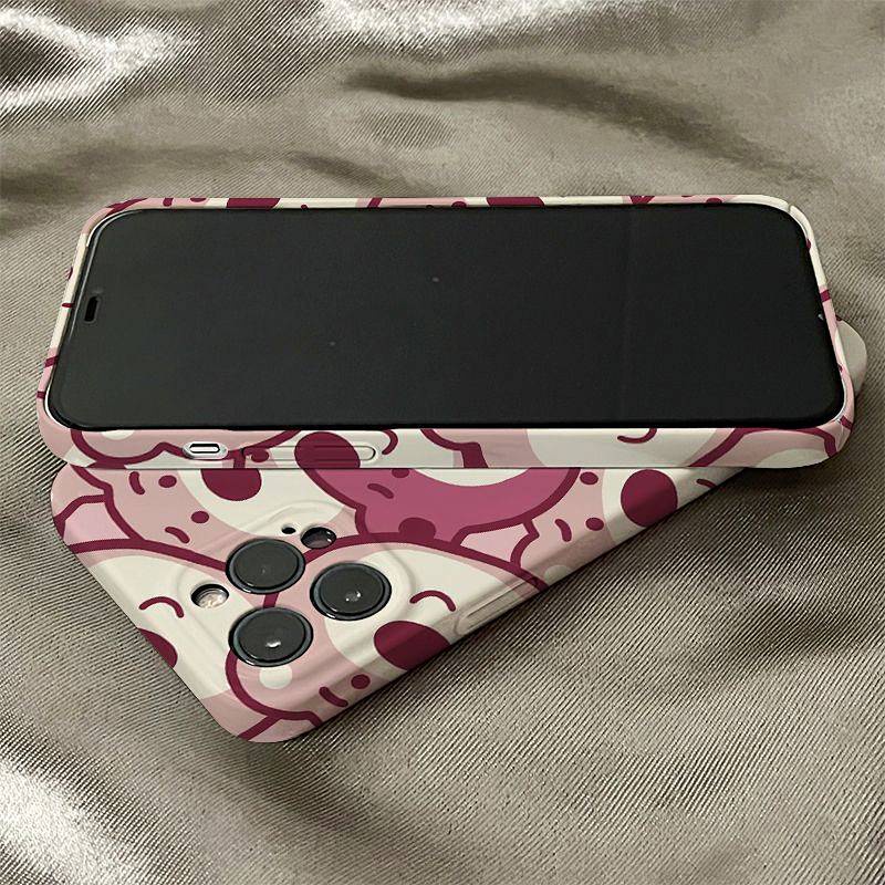 Ốp Điện Thoại Dẻo Họa Tiết Gấu &amp; Dâu Tây Dễ Thương Cho iphone 14 13 12 11 pro max 7 8 plus x xs xr xsmax