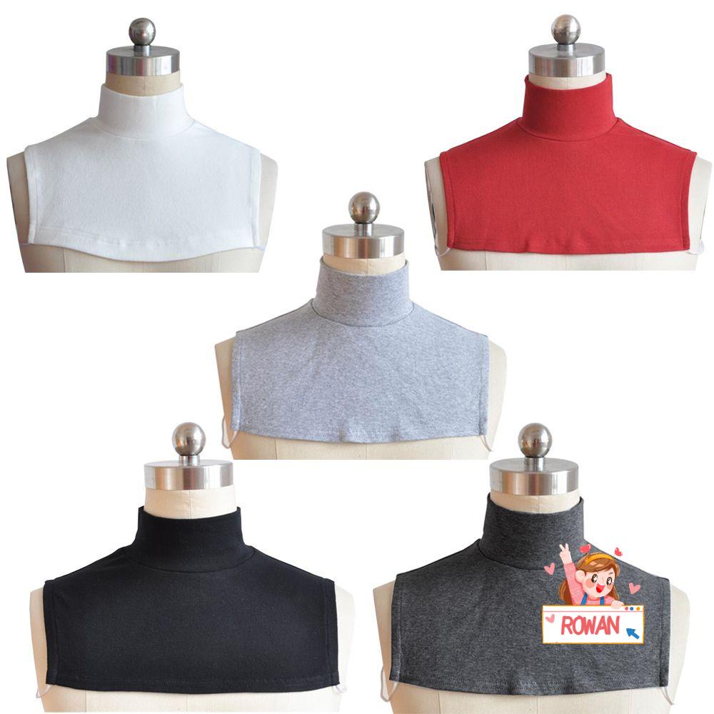 Cổ Áo Giả Bằng Cotton Màu Sắc Trơn Có Thể Tháo Rời