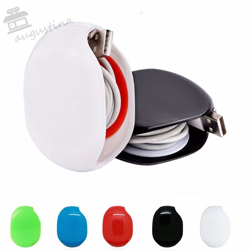 Giá Đỡ Kẹp Dây Cáp Sạc / Tai Nghe Tự Động Đóng Tiện Dụng