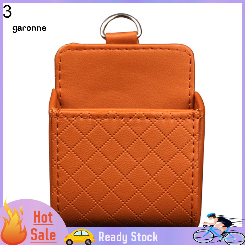 Giá Đỡ Điện Thoại Giả Da Gắn Khe Điều Hòa Xe Hơi