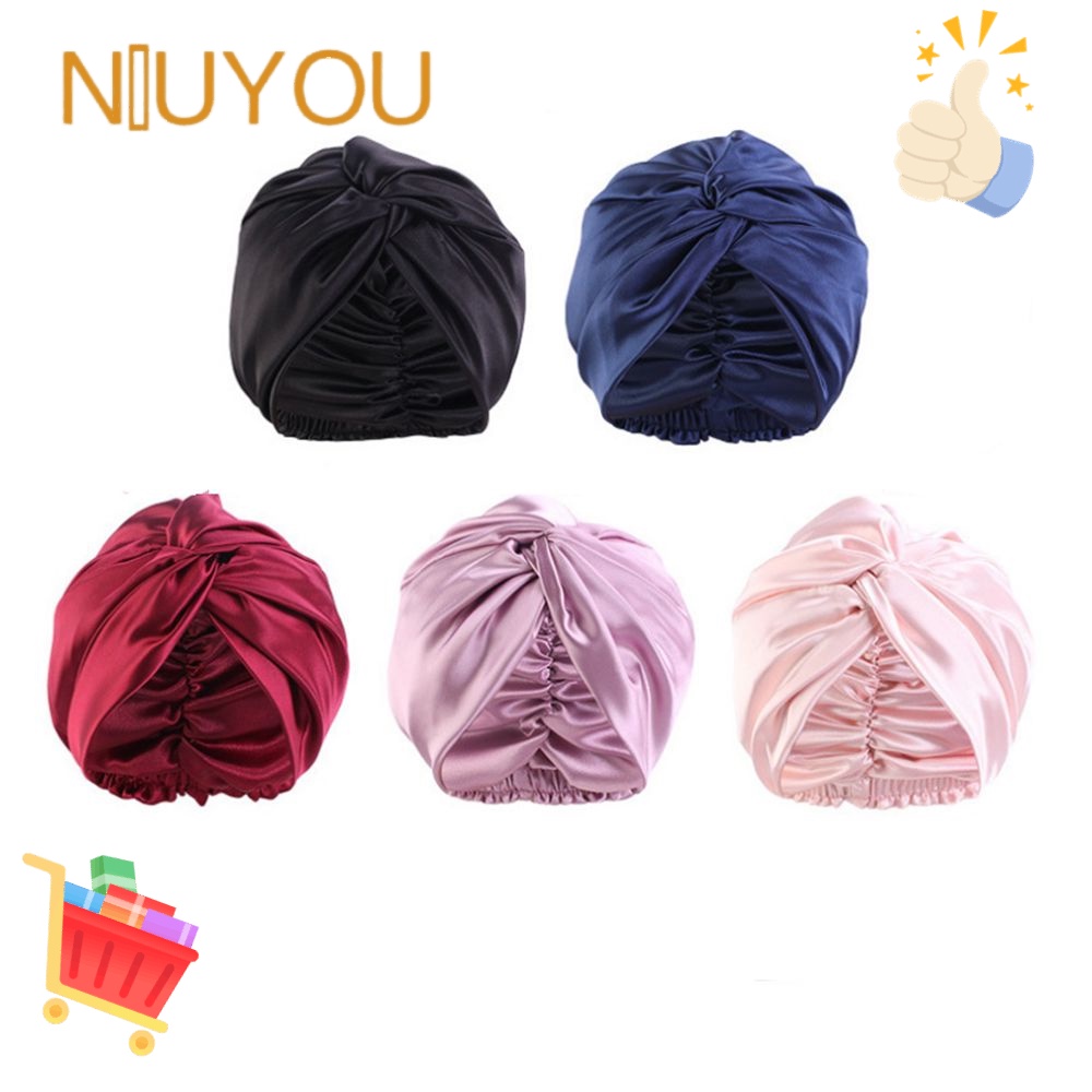 Mũ Trùm Đầu Bằng Satin Co Giãn Thời Trang Cho Nữ