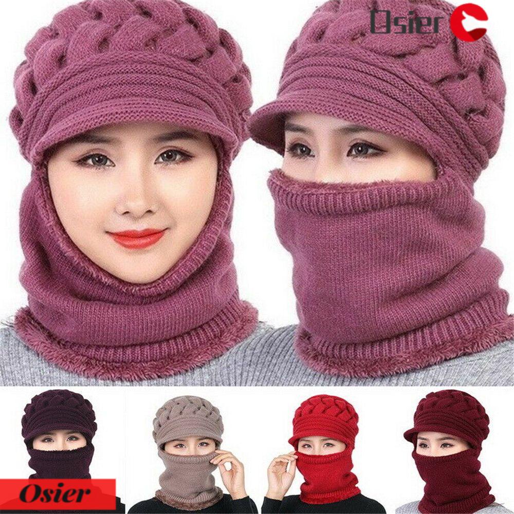 1 Mũ Trùm Đầu Vải Nhung Chống Gió Thời Trang Mùa Đông