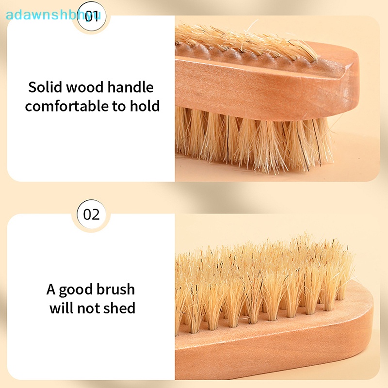 Bàn Chải Rửa Móng Tay Hai Mặt Tự Nhiên adawnshbhyu