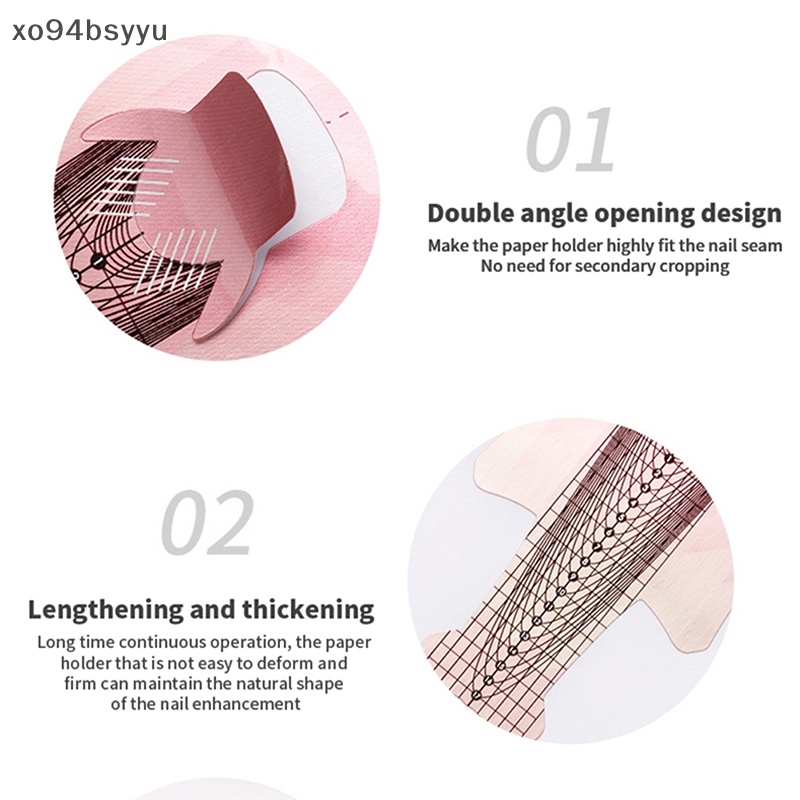 Set 100 / 300 Tờ Giấy Hỗ Trợ Nối Dài Móng Tay xo94bsyyu