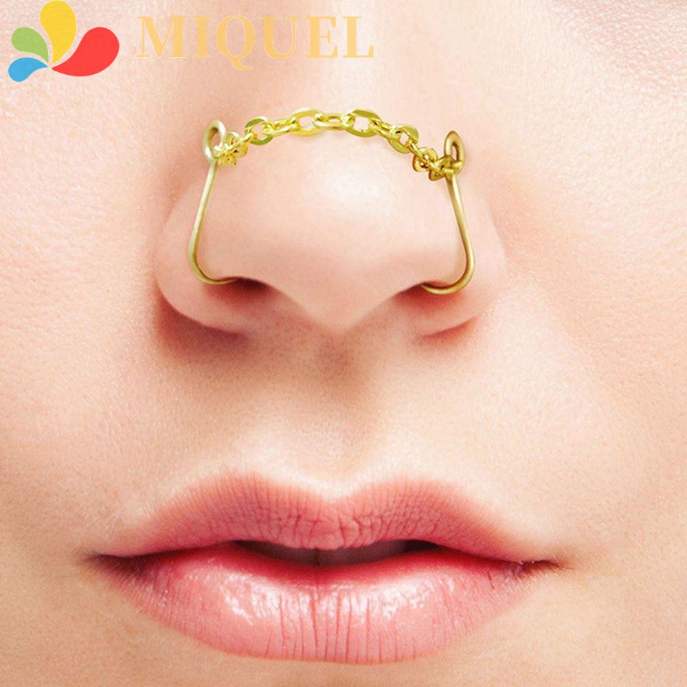 Khuyên Mũi Thép Không Gỉ Hình Trái Tim Không Cần Xỏ Khuyên Phong Cách Mới Dành Cho Bạn Nữ