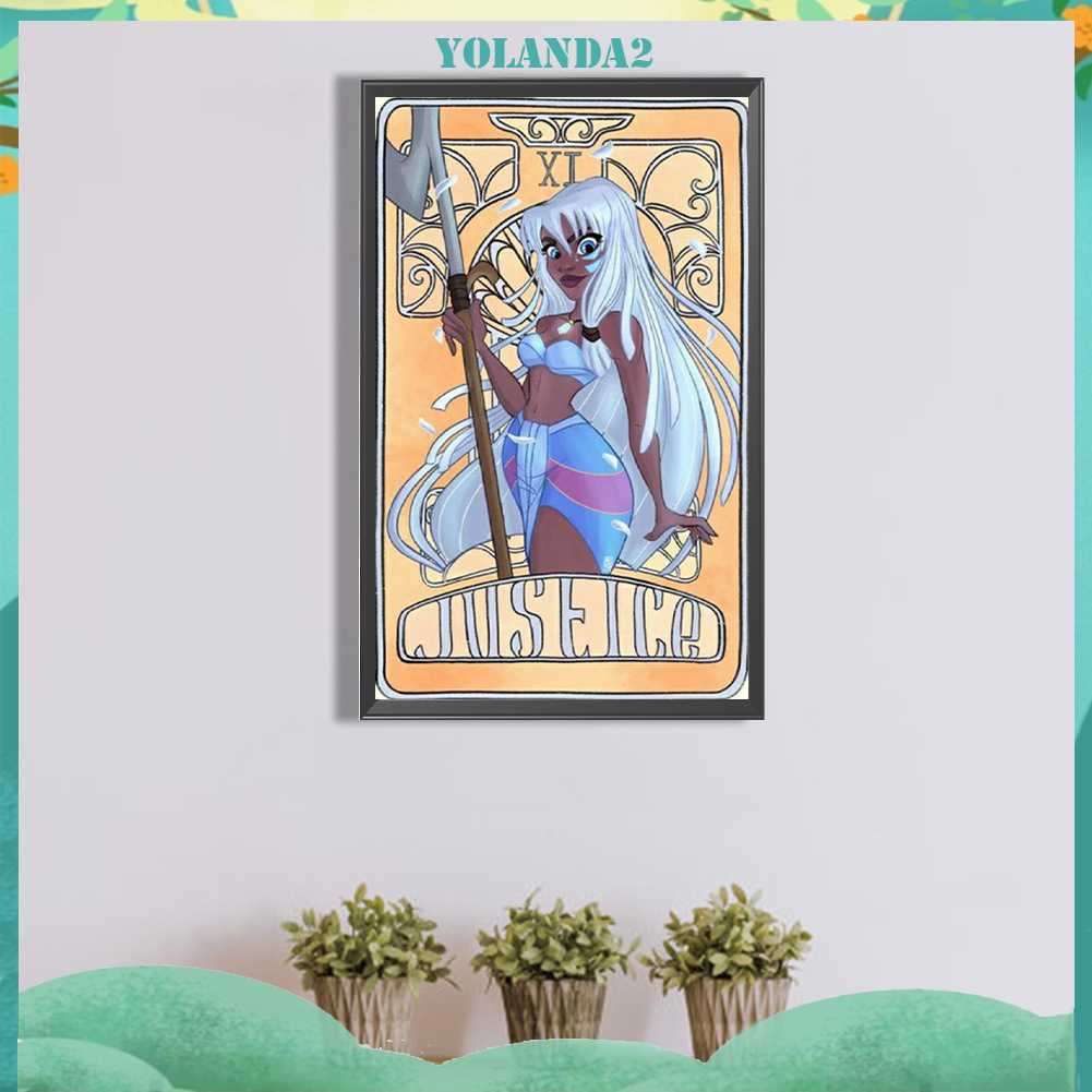 Bộ Tranh Đính Đá 5D Họa Tiết Hoạt Hình Độc Đáo DIY Dùng Trang Trí Nhà Cửa