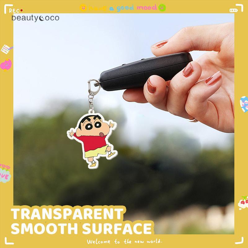 Beautycoco🍊Móc Khóa Nhỏ Bằng Acrylic Hình Hoạt Hình Shinnosuke Cá Tính
