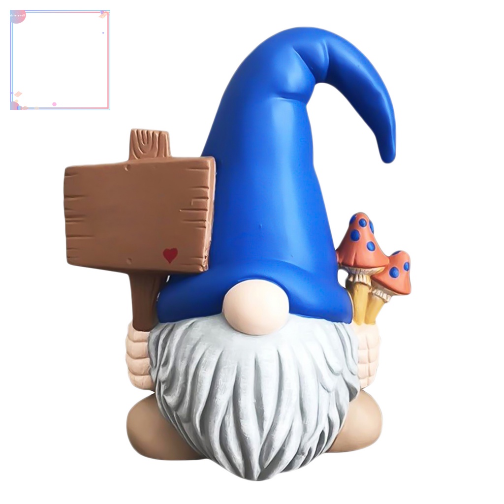 Mô Hình Chú Lùn Bằng Nhựa Resin Dễ Thương Dùng Trang Trí Vườn