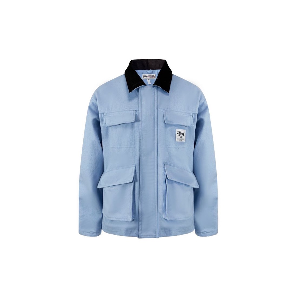 Áo Khoác Denim Tay Dài Stussy Chính Hãng 100% Phong Cách Vintage