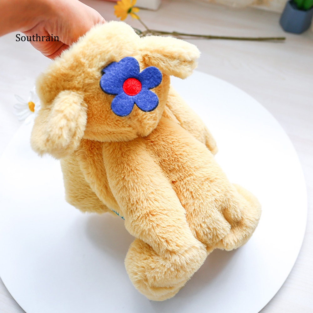 Áo Khoác Cotton Giữ Ấm In Họa Tiết Hoa Hoạt Hình Dễ Thương Thời Trang Thu Đông Cho Cún Cưng