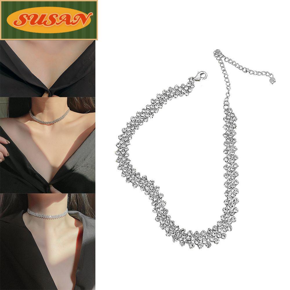 Dây Chuyền Mặt Chữ SUSANS Row Thời Trang Dành Cho Nữ|Vòng Cổ Choker Thời Trang Cá Tính Cho Nữ