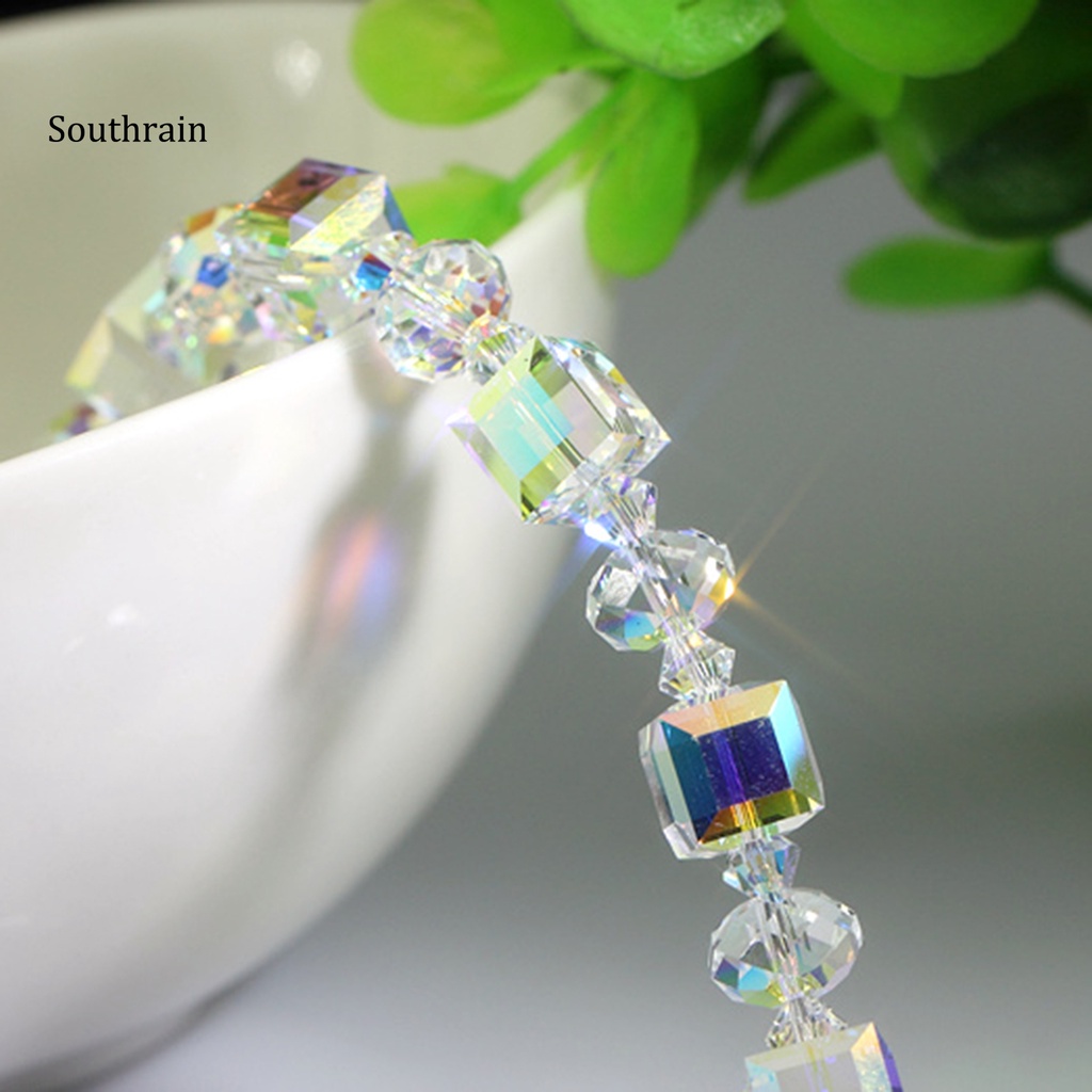 Vòng Đeo Tay Dây Xích Đính Pha Lê Nhân Tạo Dành Cho Nữ