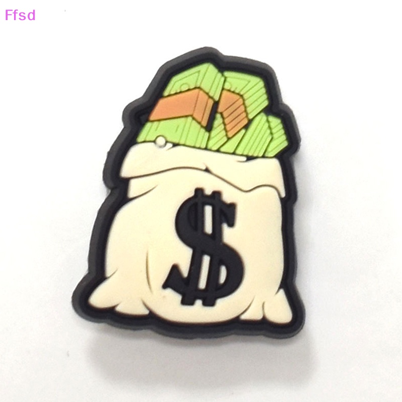 {Ffsd} Set 15 Phụ Kiện Khóa Giày Bằng PVC Trang Trí Diy Croc Ch JIBZ Kid * Hàng Bán Chạy