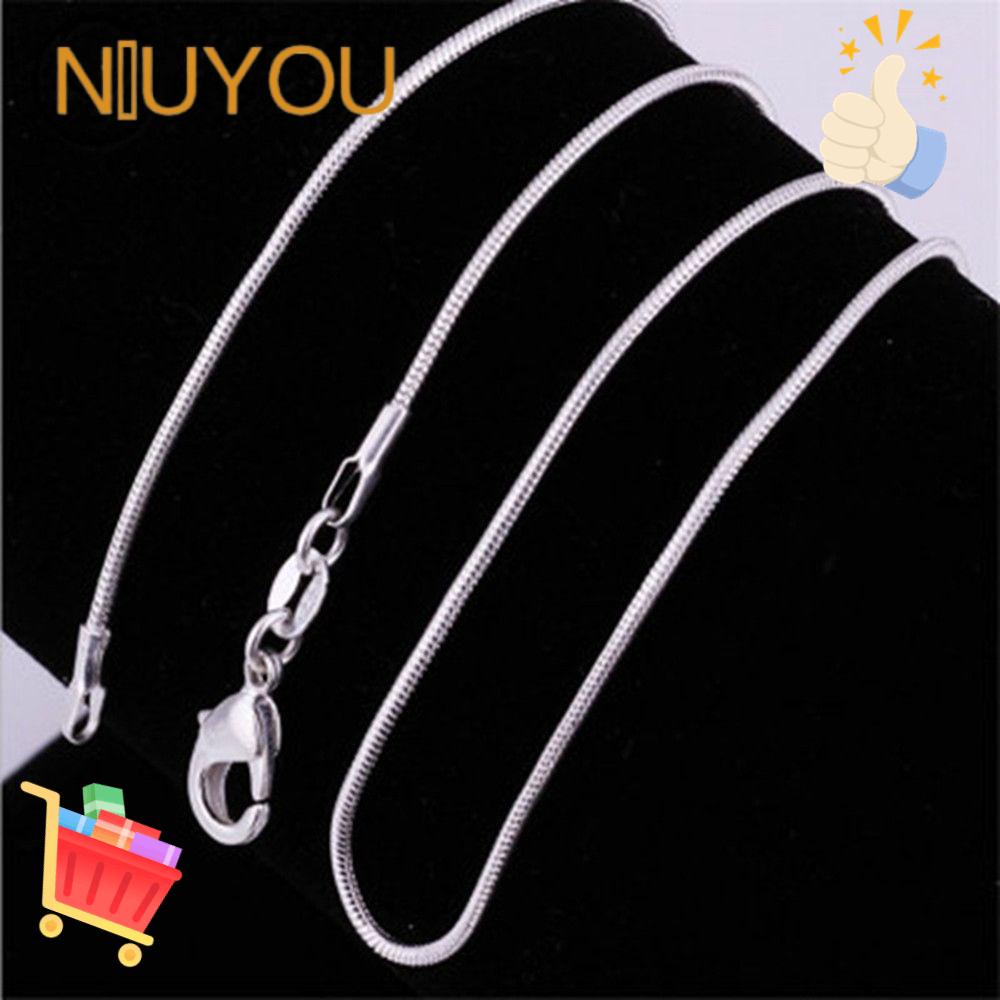 Dây Chuyền Dạng Xích Kích Thước Inch Đơn Giản Cho Nam Và Nữ