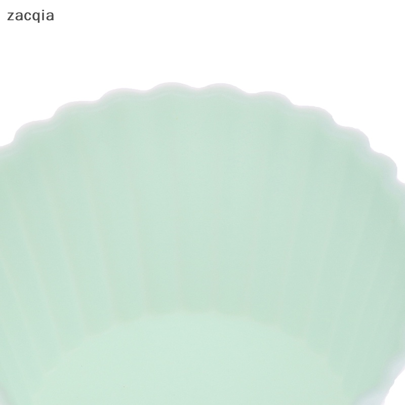 Set 10 Khuôn Silicon Làm Bánh Muffin Mini Hình Tròn Tiện Dụng Cho Nhà Bếp