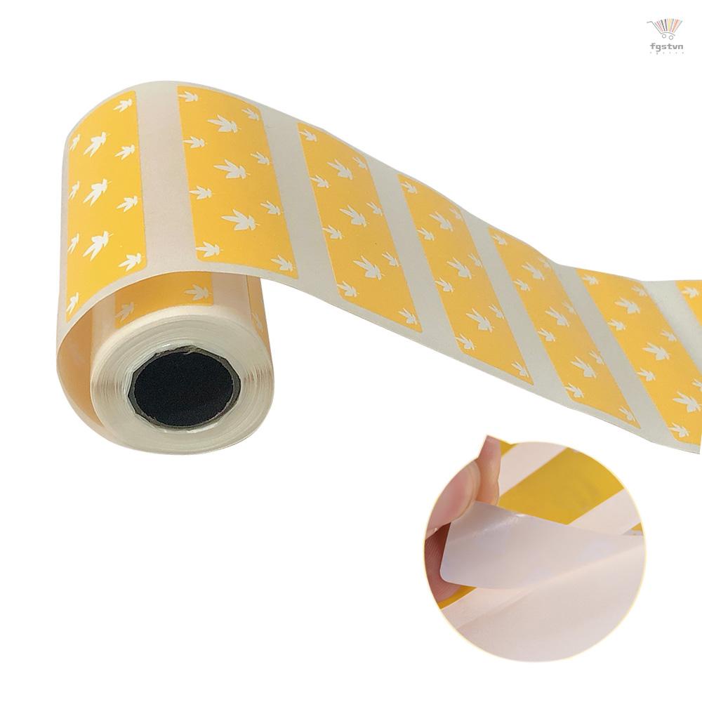 3 Cuộn Nhãn Dán Nhiệt Trong Suốt Hoạt Hình Dễ Thương 57 * 30mm  Cho Máy In Nhiệt PeriPage A6