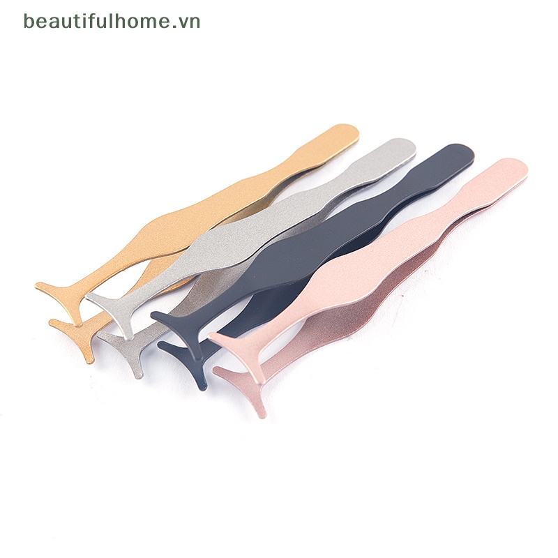 Nhíp Kẹp Lông Mi Giả Thẳng Bằng Thép Không Gỉ