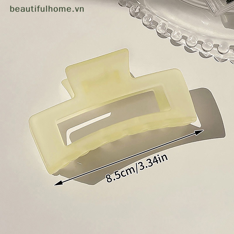 Kẹp Tóc Càng Cua Trong Suốt Thanh Lịch Thời Trang Cho Nữ