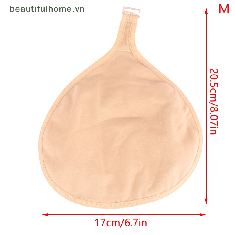 [beautifulhome] Móc Cài Áo Ngực Giả Hình Tam Giác Bằng Cotton Bảo Vệ Ngực Nhỏ Gọn [beauty]