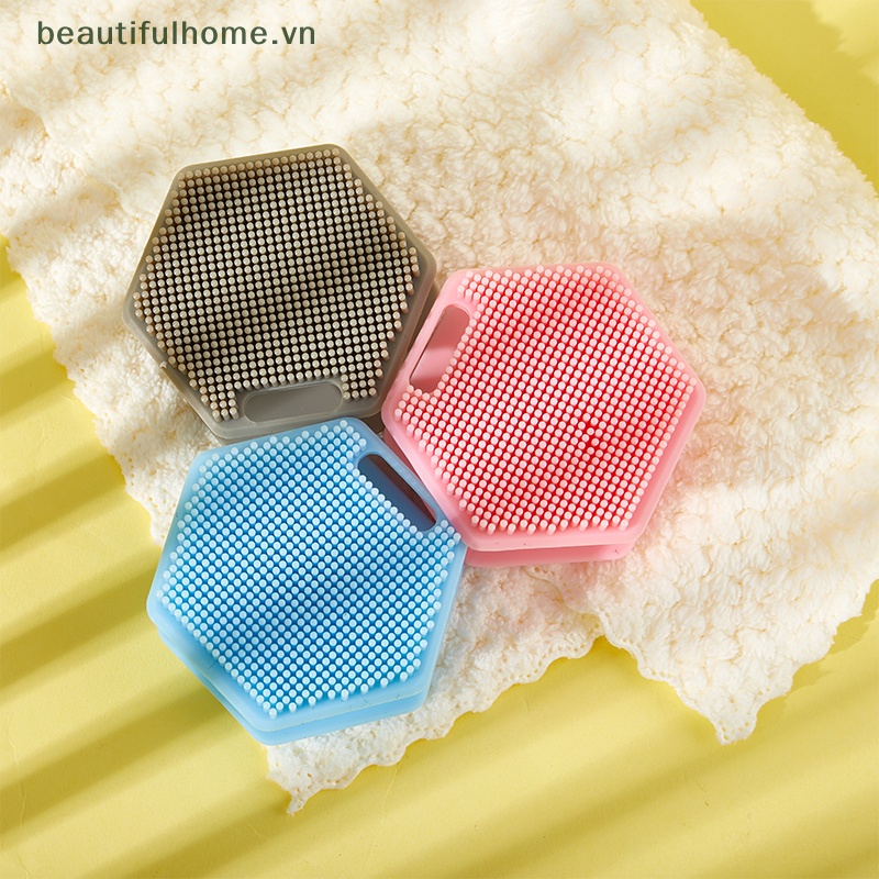 Bàn Chải Silicone Rửa Mặt Mát Xa Tiện Dụng