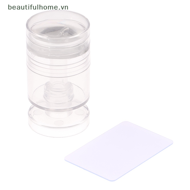 Bộ Dụng Cụ In Hình Móng Tay Trong Suốt Có Thể Xoay Được