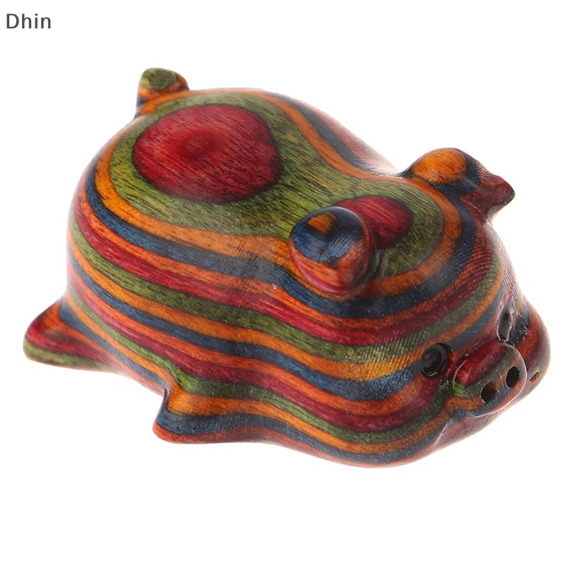 Móc Khóa / Điện Thoại Bằng Gỗ Chạm Khắc Thủ Công Hình Chú Heo Dễ Thương Cho Bé DIY