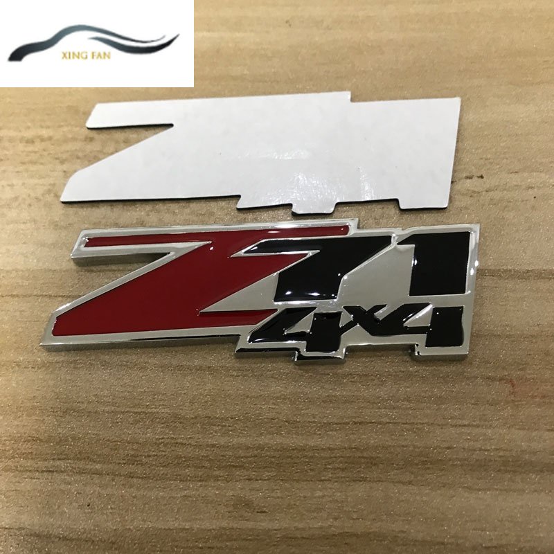 Miếng Dán Kim Loại Z71 4X4 Trang Trí Đuôi Xe Hơi Chevrolet Silverado Chevy Colorado Z71 4X4