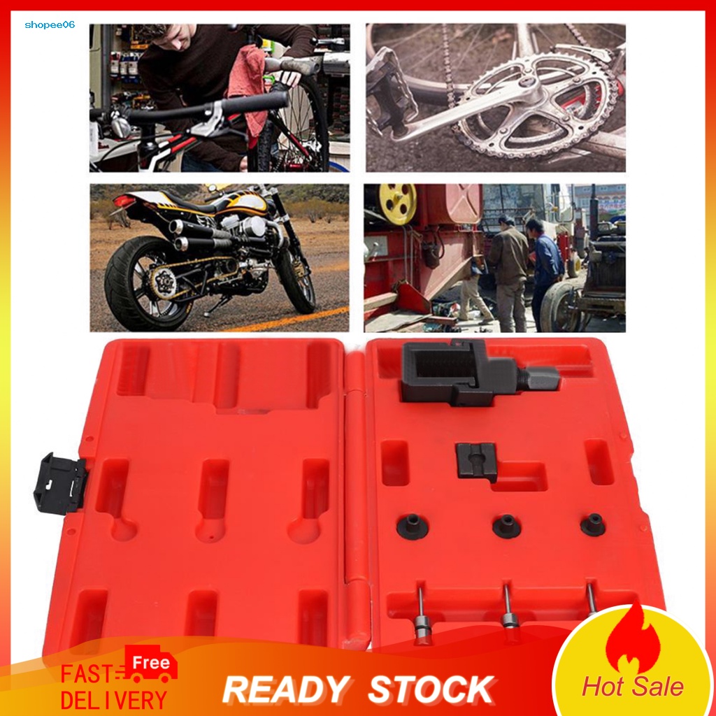 Set 8 Dụng Cụ Tháo Gỡ Đinh Tán Xích Xe Máy Bền Bỉ Tiện Dụng