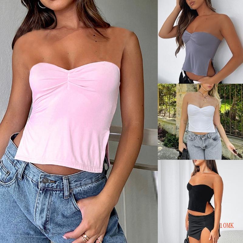 Áo Ống Ôm Không Tay Y2k Trọng Lượng Nhẹ Thời Trang Cho Nữ
