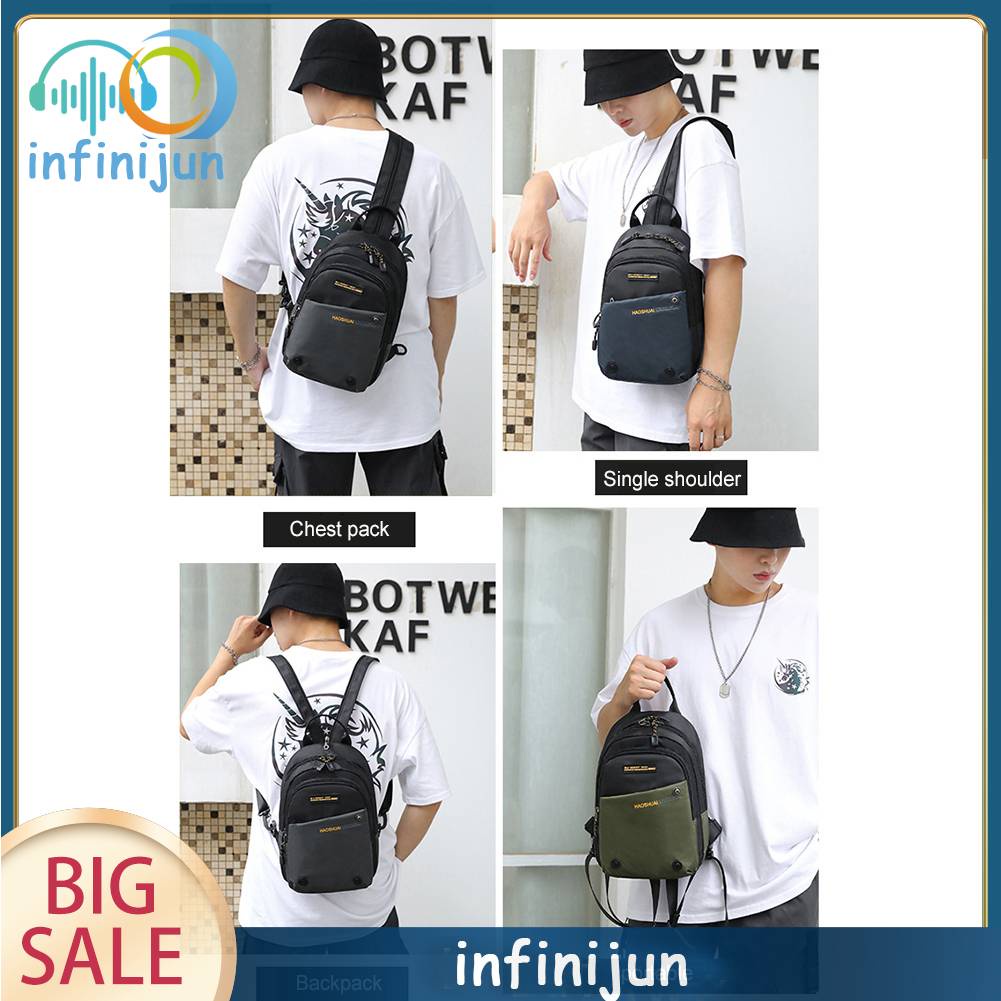 Túi Đeo Chéo Thể Thao Bằng Nylon Tùy Chỉnh Thời Trang Cho Nam