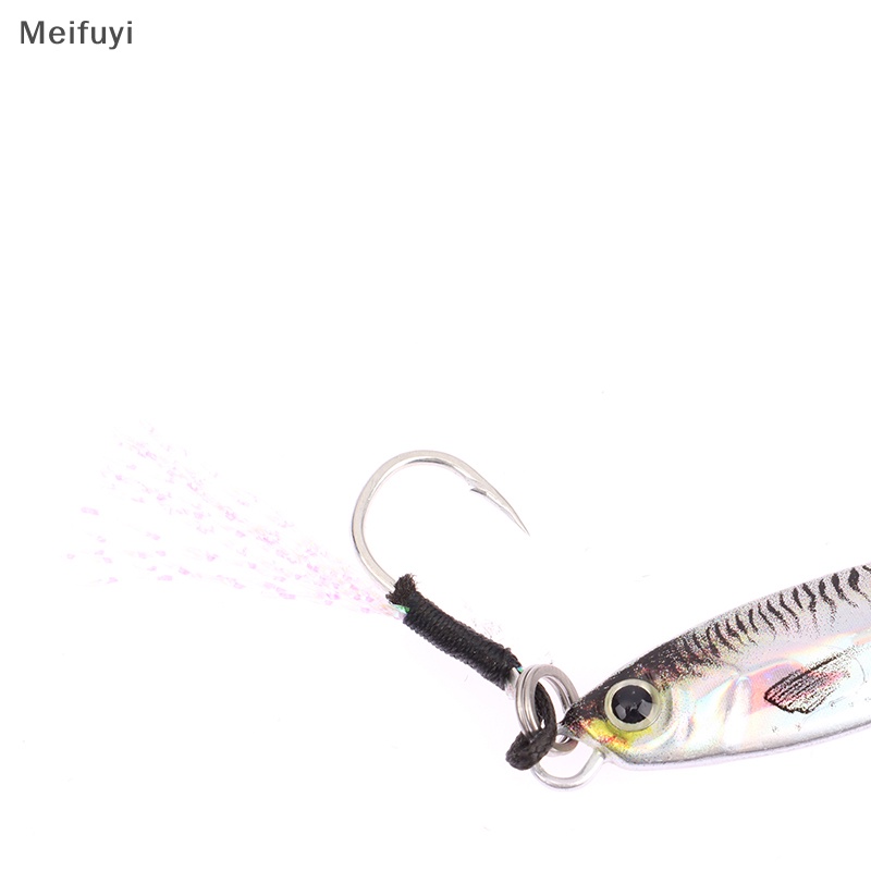 [Meifuyi] Mồi Câu Cá Giả Bằng Kim Loại Jig Cá Chép Jig Laser Nhân Tạo Jig COD