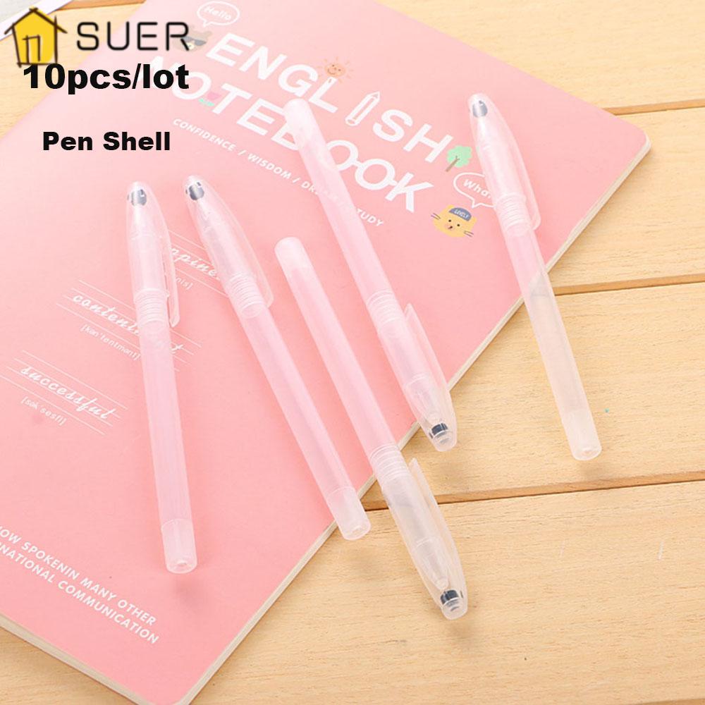 SUENIN Set 10 Vỏ Bút Mực Bằng Nhựa Mới