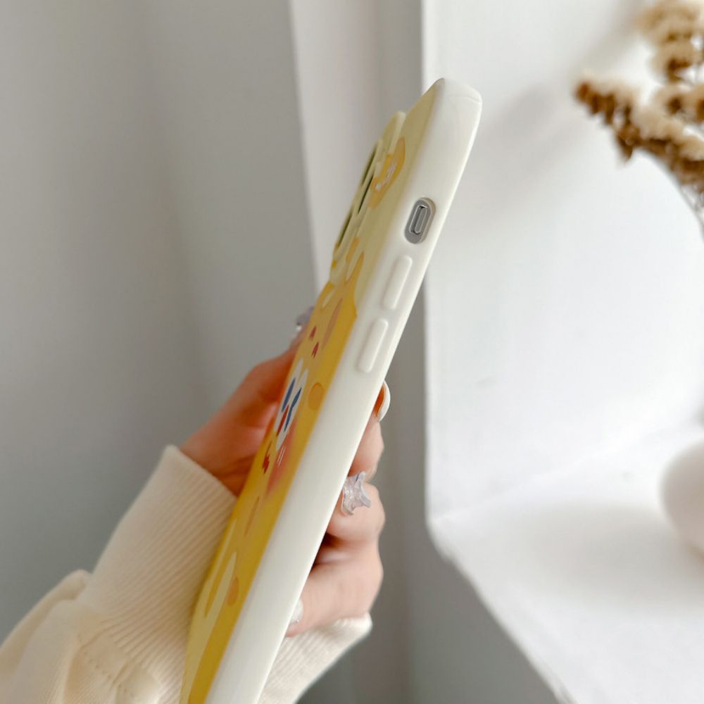 Ốp Điện Thoại TPU Mềm Có Túi Khí Chống Sốc In Hình Phô Mai Dễ Thương Cho IPhone 11 14 13 12 Pro Max
