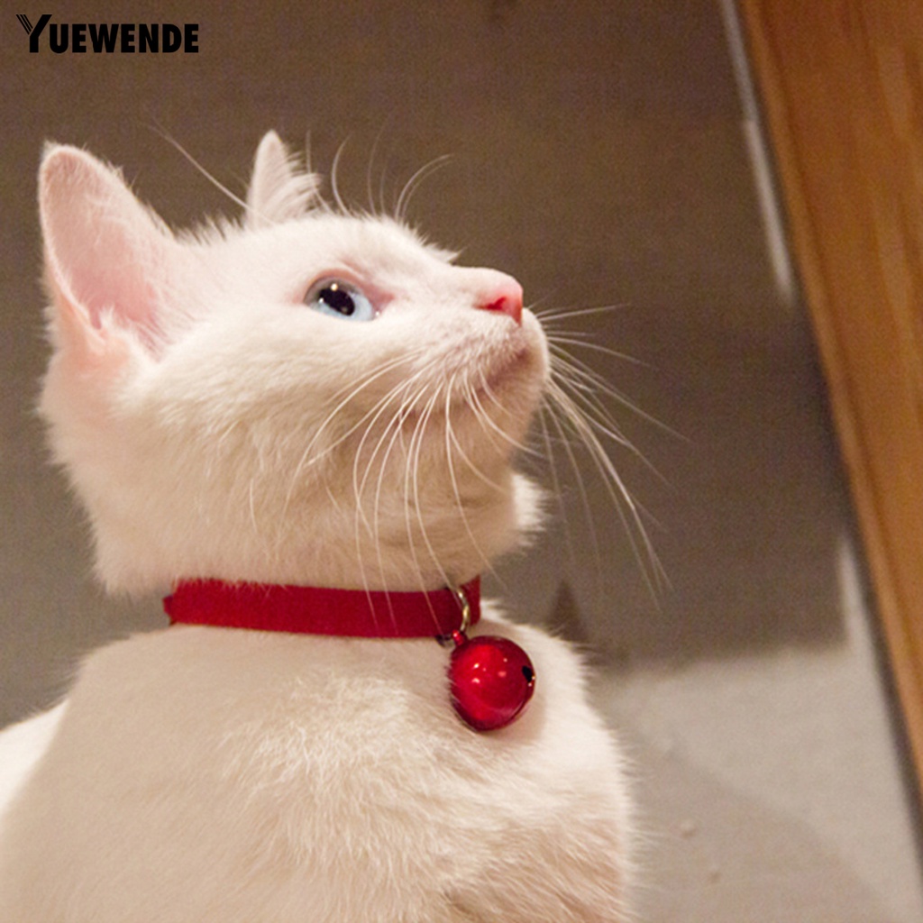 Yq.e Vòng Cổ Gắn Chuông Thoáng Khí Tháo Gỡ Nhanh Trang Trí Cho Thú Cưng