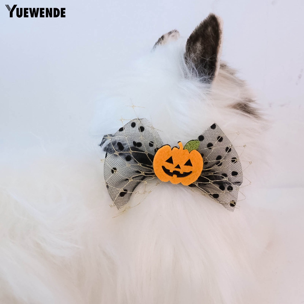 Vòng Cổ Họa Tiết Dơi Bí Ngô Cho Thú Cưng