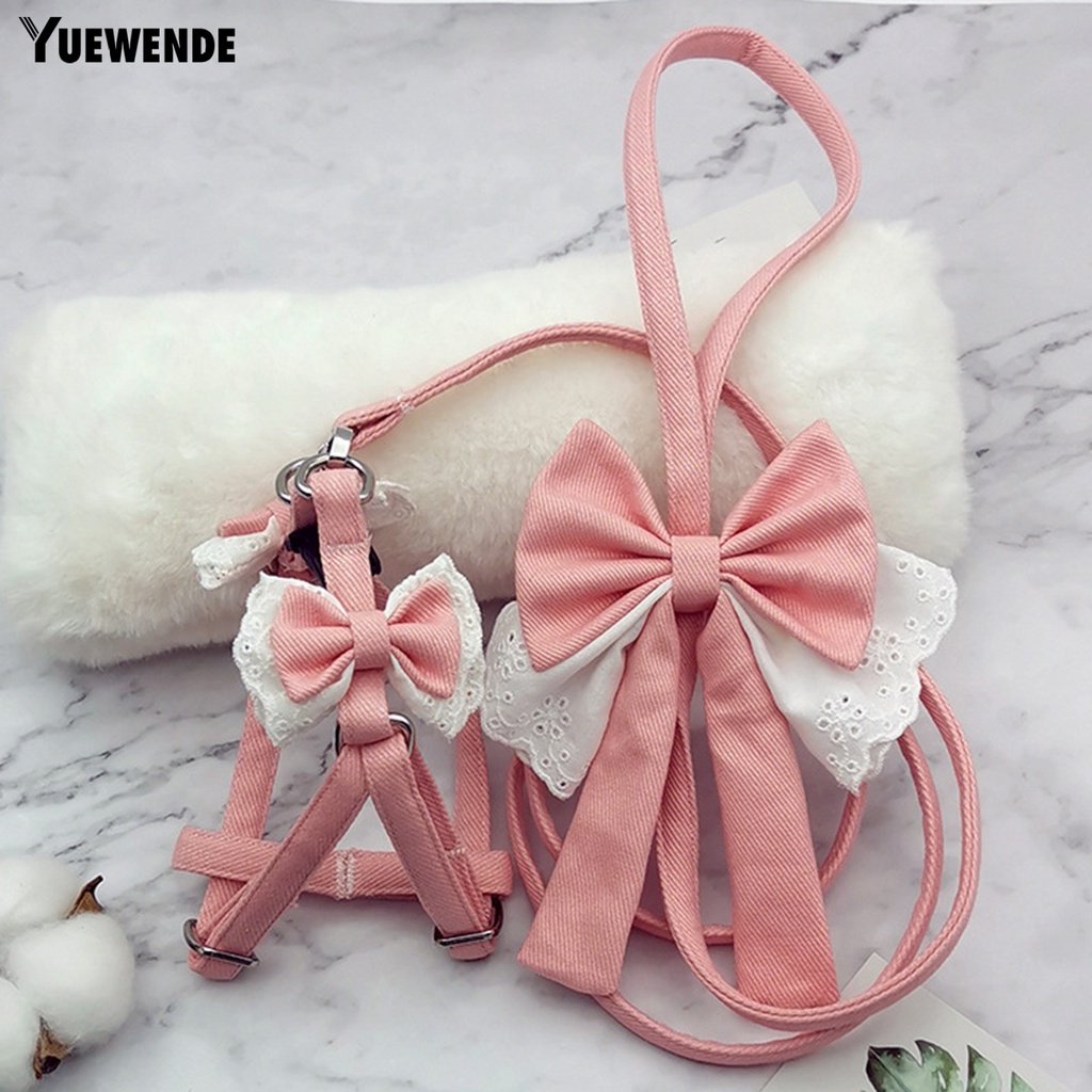 1 Bộ Dây Dắt Thú Cưng Đi Dạo Bằng Cotton Chống Mòn Cỡ Lớn Tiện Dụng