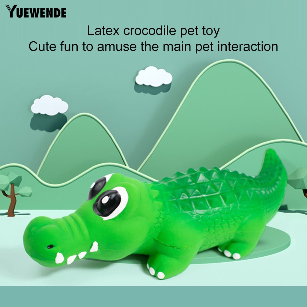 Đồ Chơi Hình Cá Sấu Phát Ra Âm Thanh Vui Nhộn Cho Thú Cưng