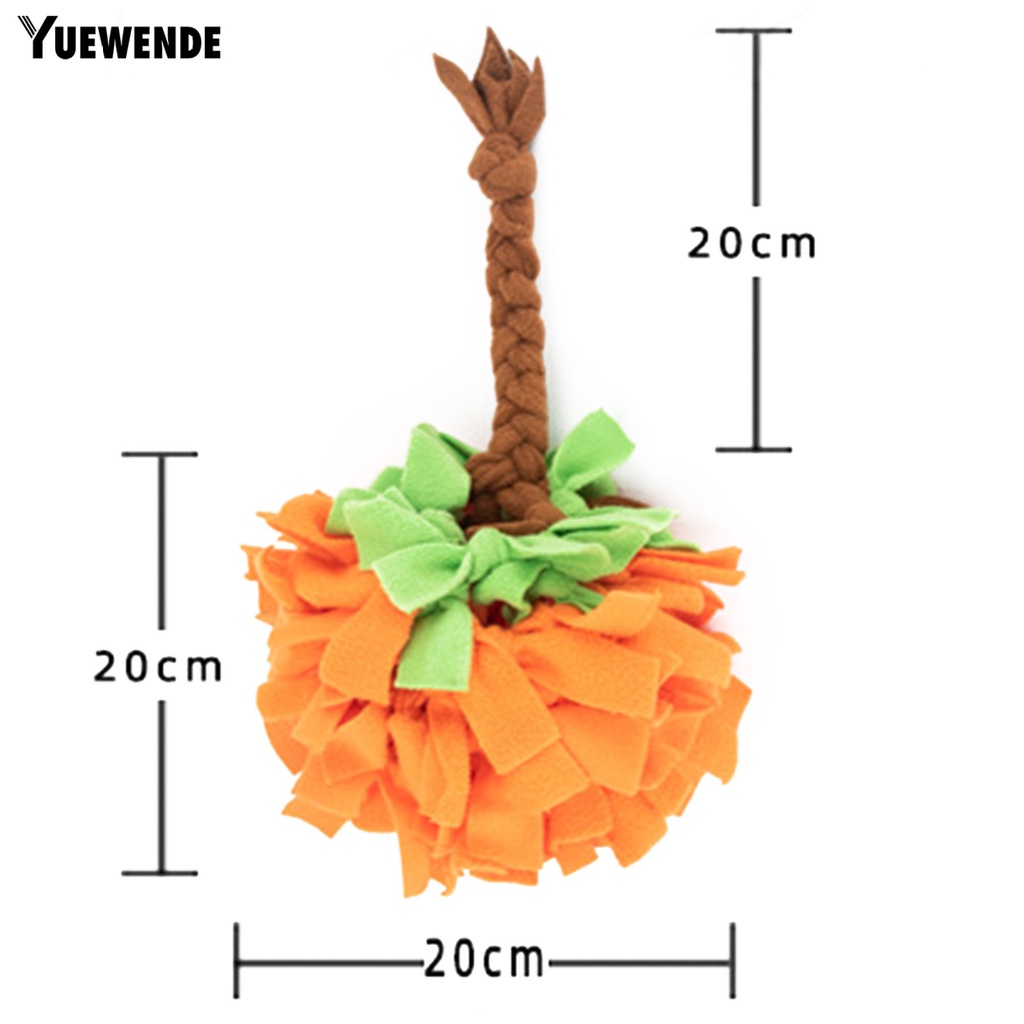 Quả Bóng Đồ Chơi Hình Bí Ngô Chống Cắn Cho Thú Cưng