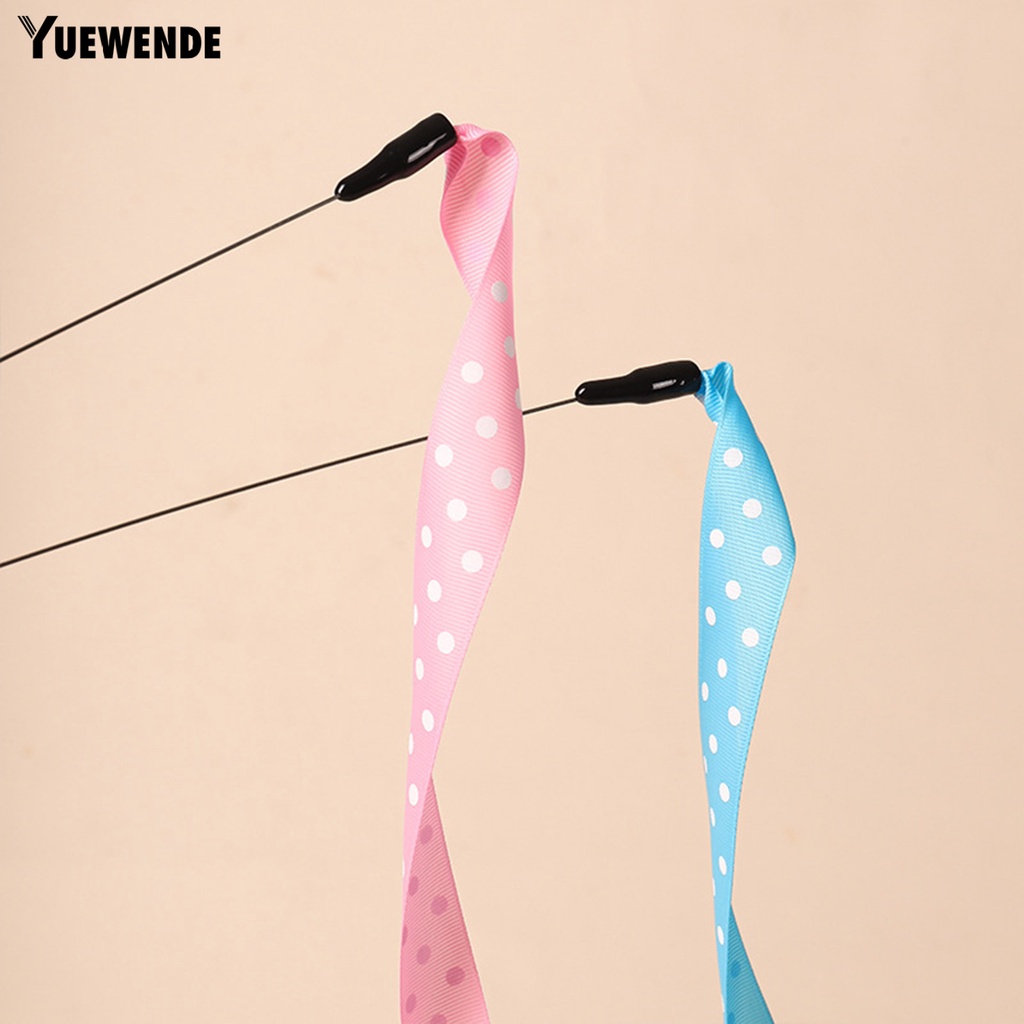 Gậy Đồ Chơi Gắn Dây Ruy Băng Dài Nhiều Màu Sắc Huấn Luyện Cho Mèo Cưng