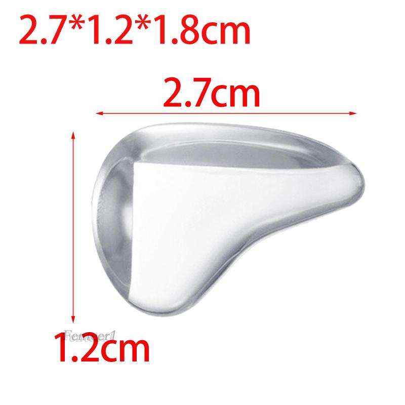 1 [Fenteer] Set 6 Miếng Bọc Cạnh Bàn / Góc Đồ Nội Thất Bảo Vệ An Toàn Cho Bé