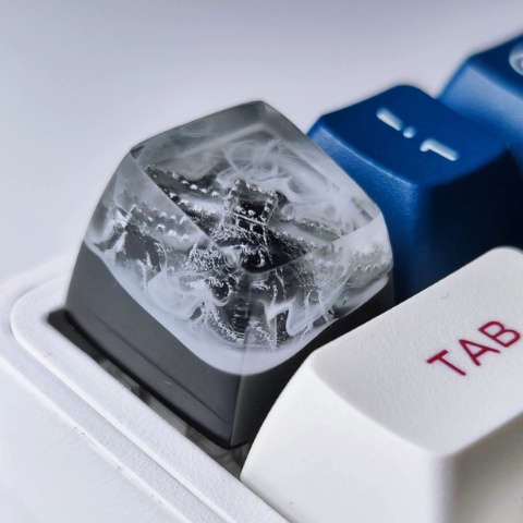 Nút Bàn Phím Cơ Bằng Nhựa Resin Trong Suốt Sáng Tạo Và Cá Tính