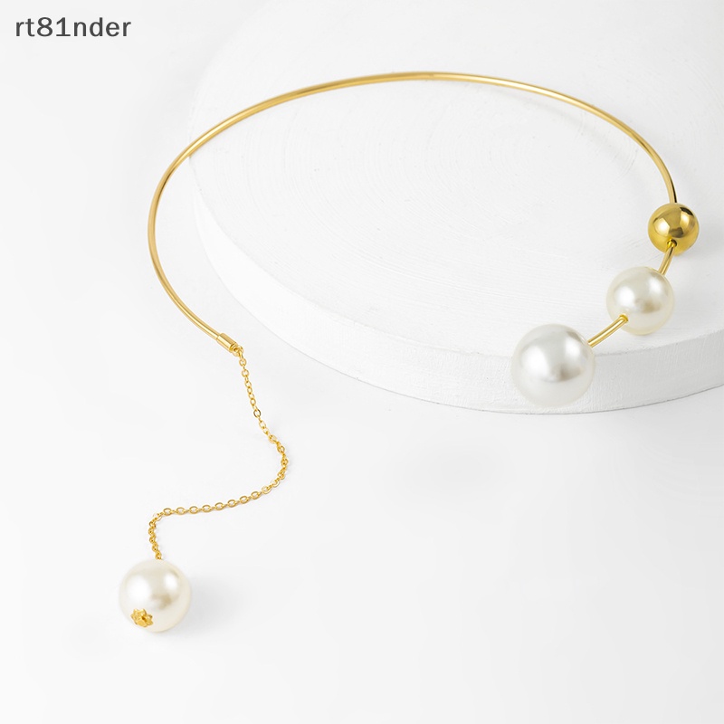 Rt Vòng Cổ Choker Ngọc Trai Mở Điều Chỉnh Được Thanh Lịch Thời Trang Đám Cưới Cho Nữ n