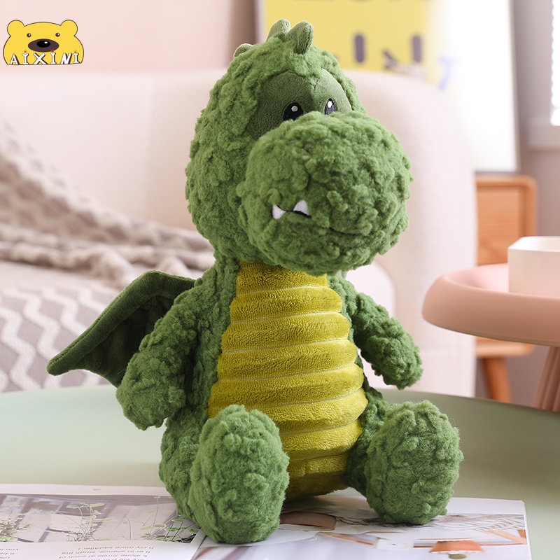 Gấu bông khủng long búp bê khủng long Gối Khủng Long Xanh búp bê khủng long có cánh thú nhồi bông quà tặng trẻ em Món quà sinh nhật