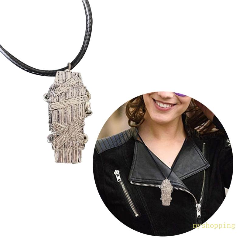 Vòng cổ Màu Đen Phối Mặt Dây Phong Cách Hip Hop Punk Gothic Cho Nam Và Nữ