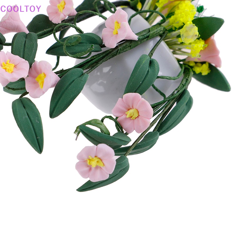 1 Chậu Hoa Mini Trang Trí Nhà Búp Bê Tỉ Lệ 1: 12